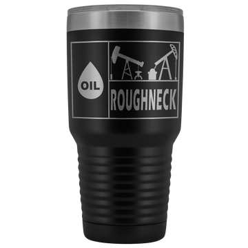 Texas Roughneck Oil Rig Tumbler
