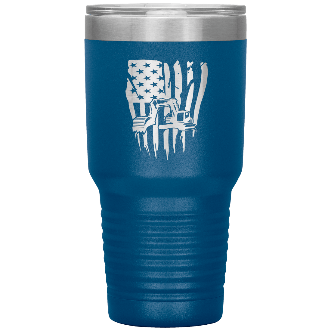 American Pipeliner Verticle Flag 30 oz Tumbler