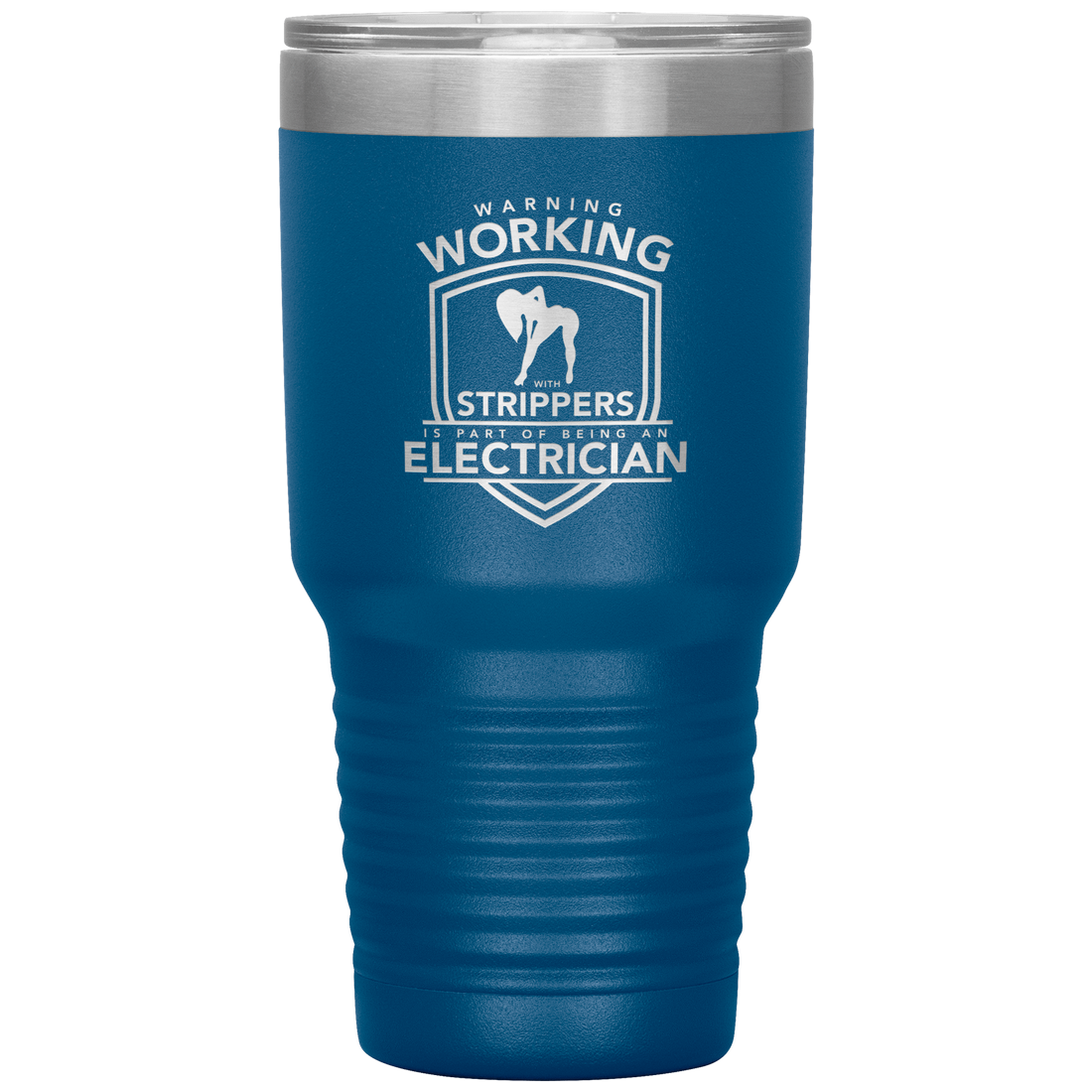Electrician - Warning Working with Strippers Tumbler