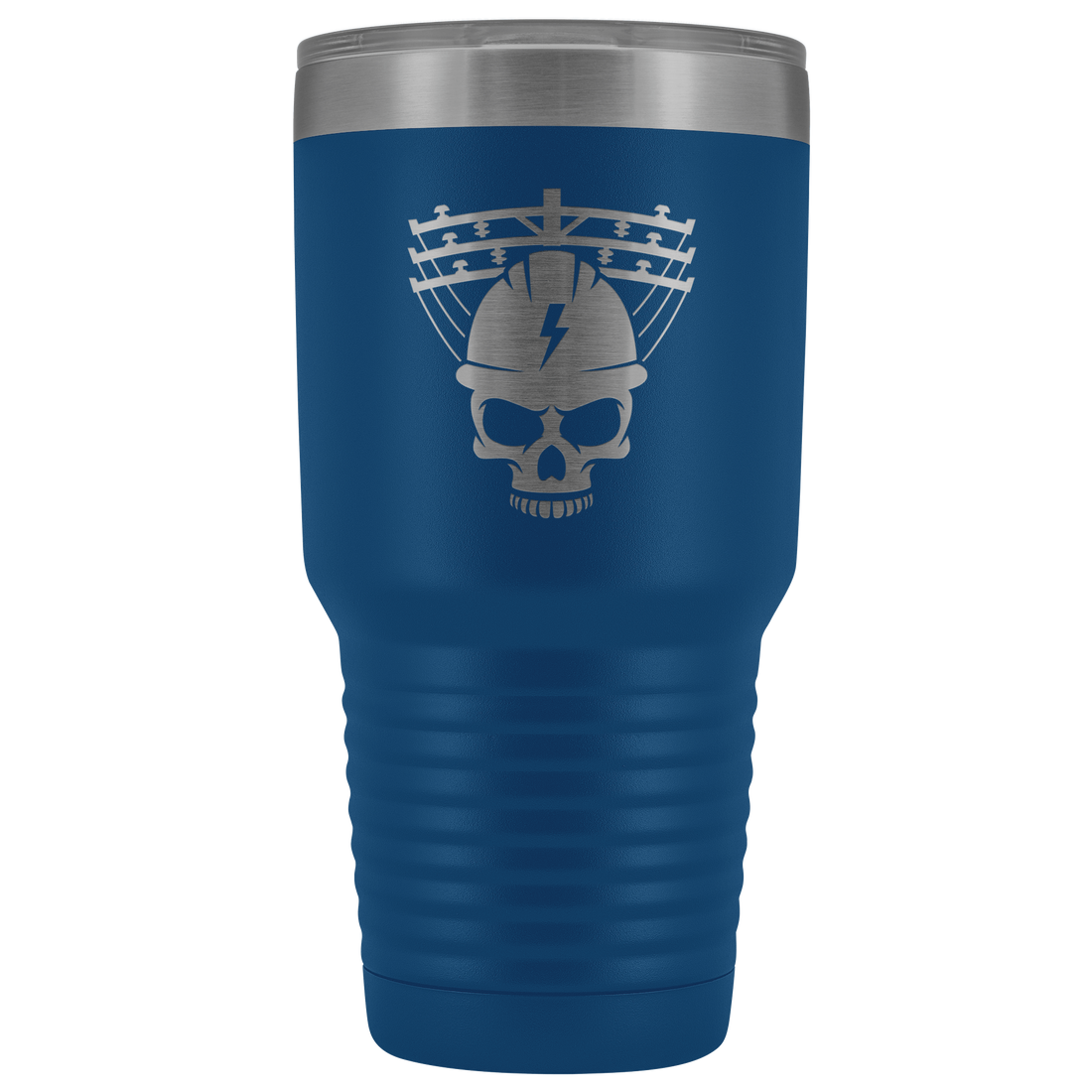 Lineman Skull 30 oz Tumbler