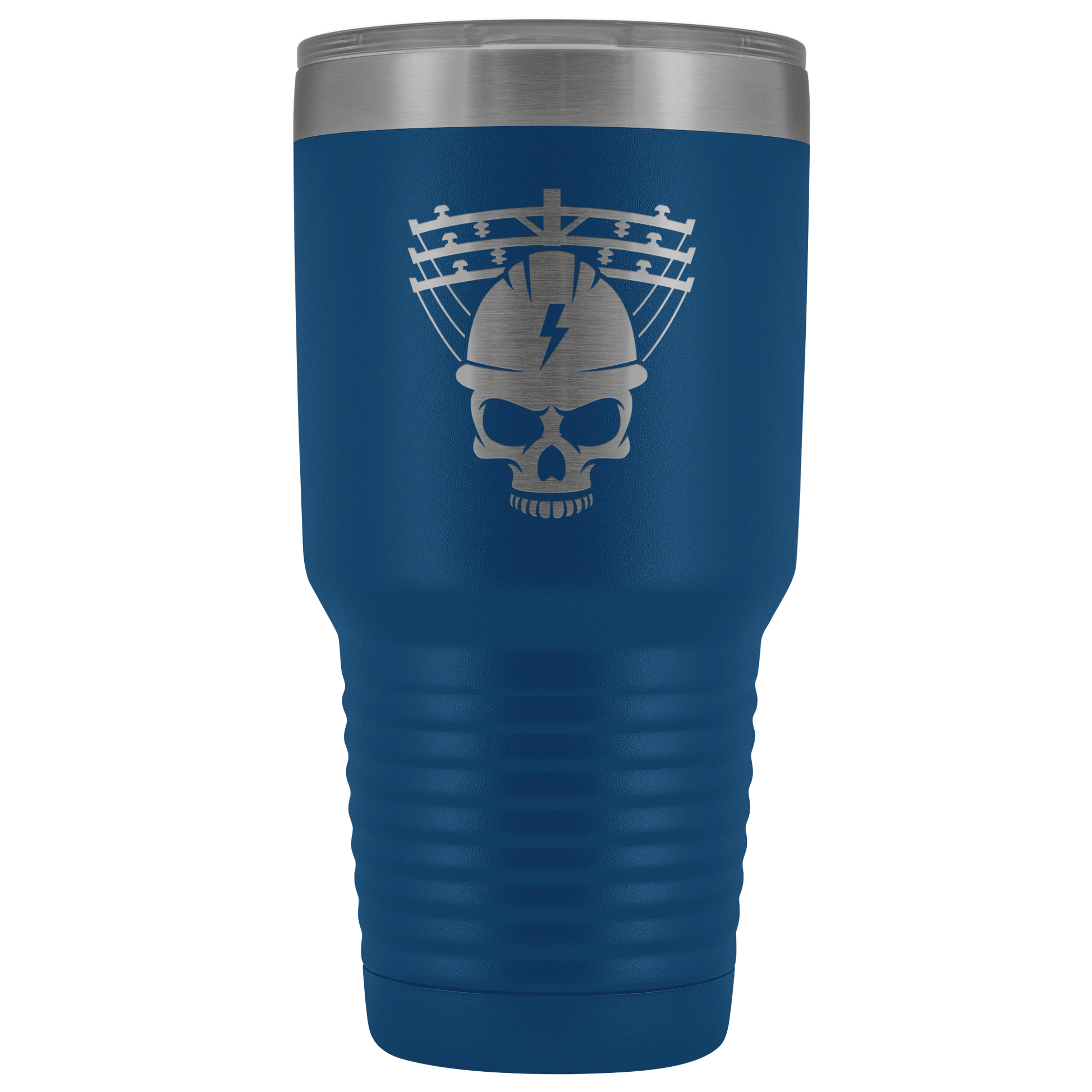 Lineman Skull 30 oz Tumbler