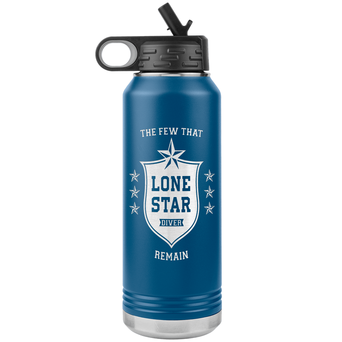Lone Star Diver 32oz Water Bottle