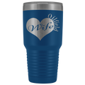 Oilfield Wife Heart - Tumbler 30oz
