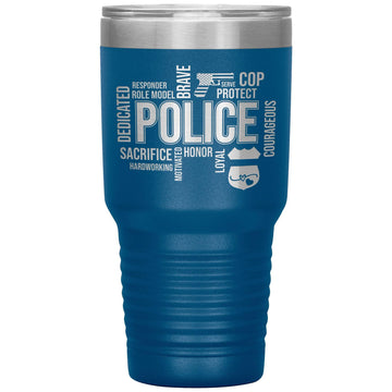 Police Words 30oz Tumbler