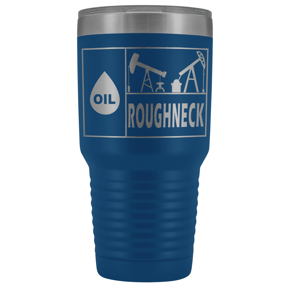 Texas Roughneck Oil Rig Tumbler