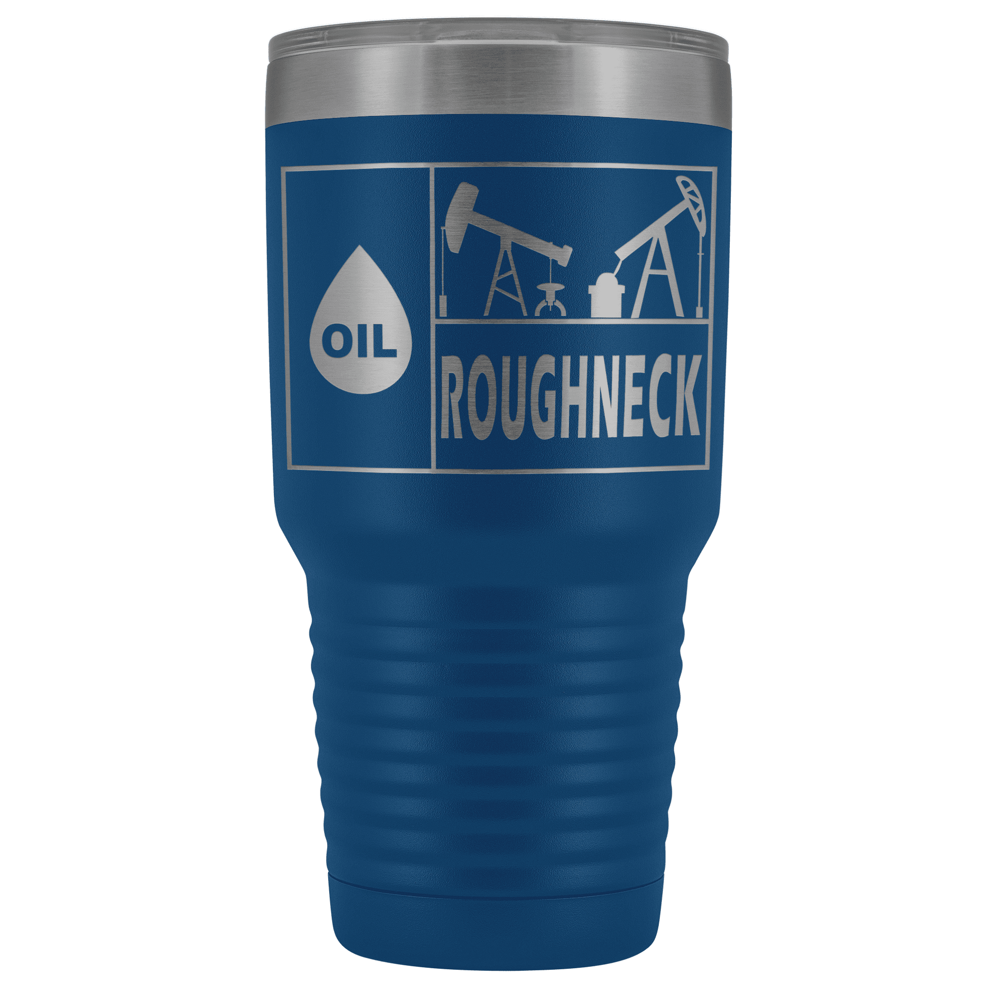 Texas Roughneck Oil Rig Tumbler