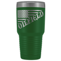 American Oilfield Diagonal Flag  30 oz Tumbler