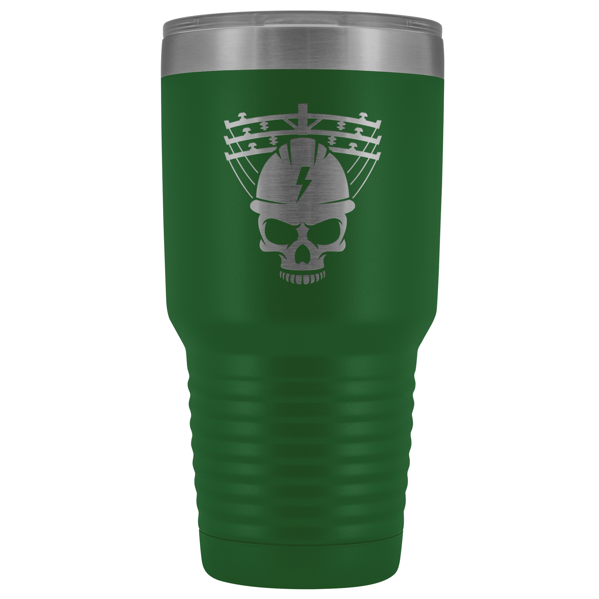 Lineman Skull 30 oz Tumbler
