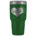Oilfield Wife Heart - Tumbler 30oz