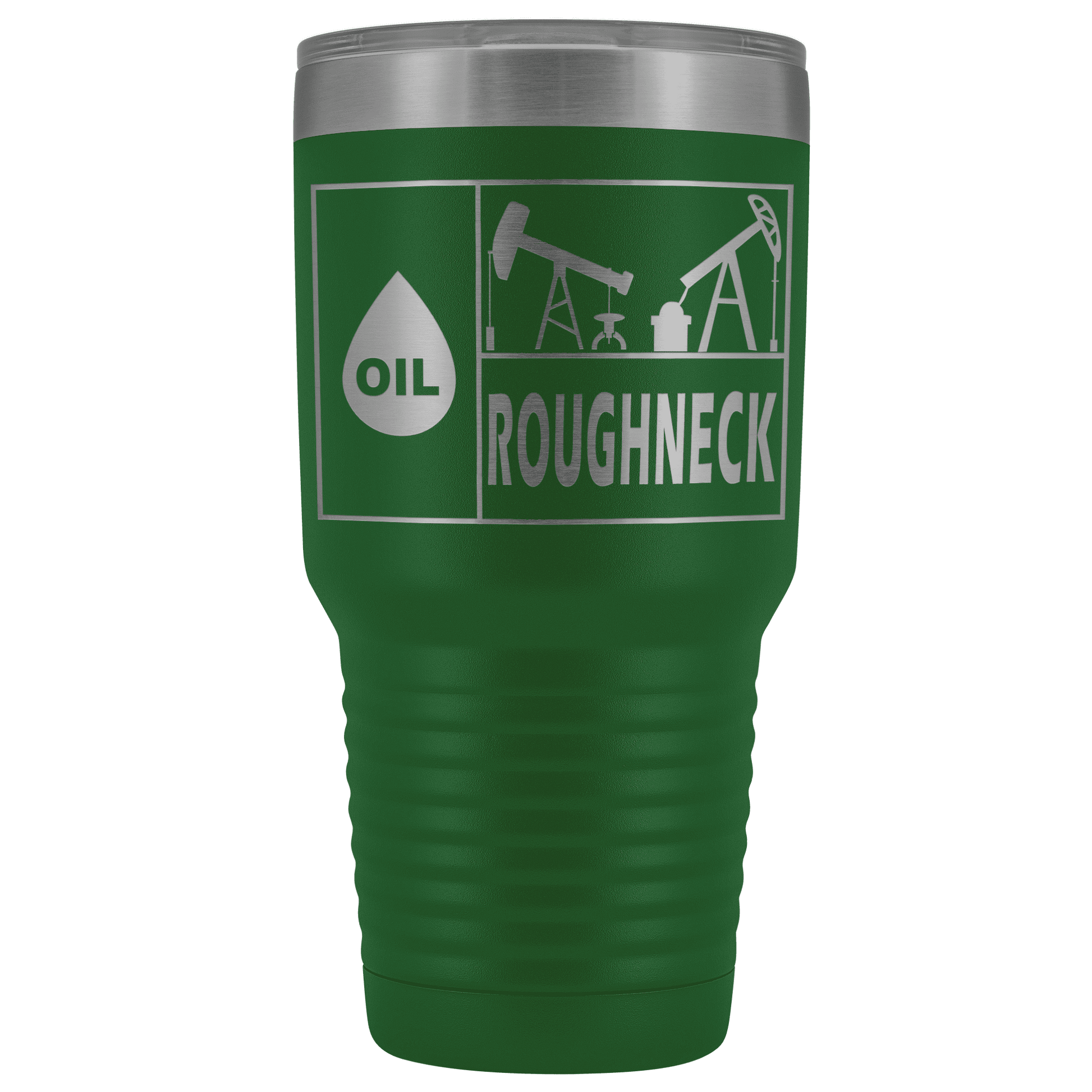 Texas Roughneck Oil Rig Tumbler