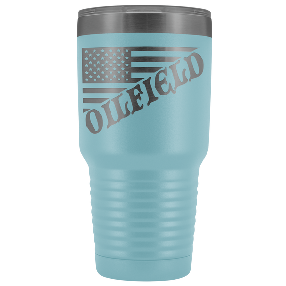 American Oilfield Diagonal Flag  30 oz Tumbler