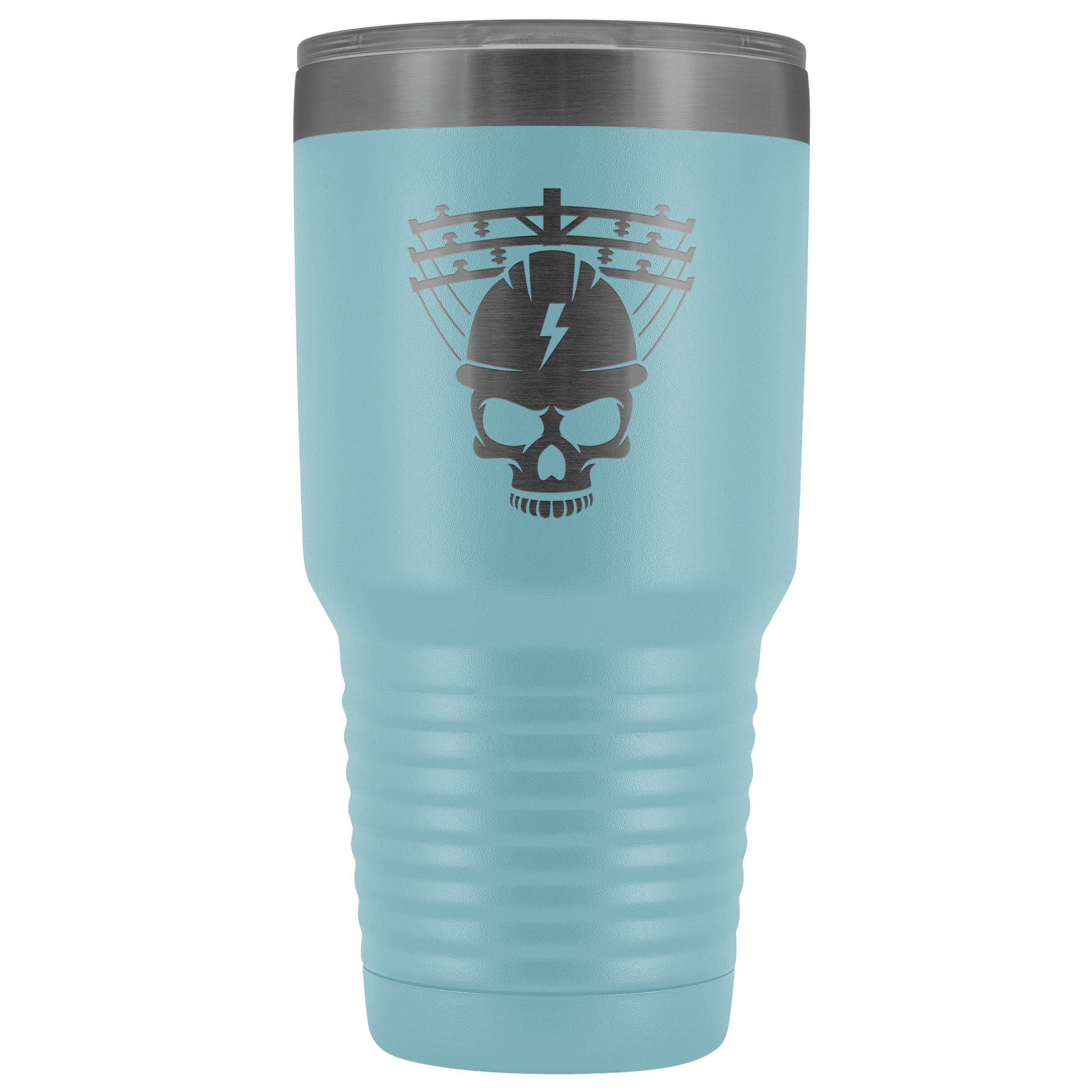 Lineman Skull 30 oz Tumbler