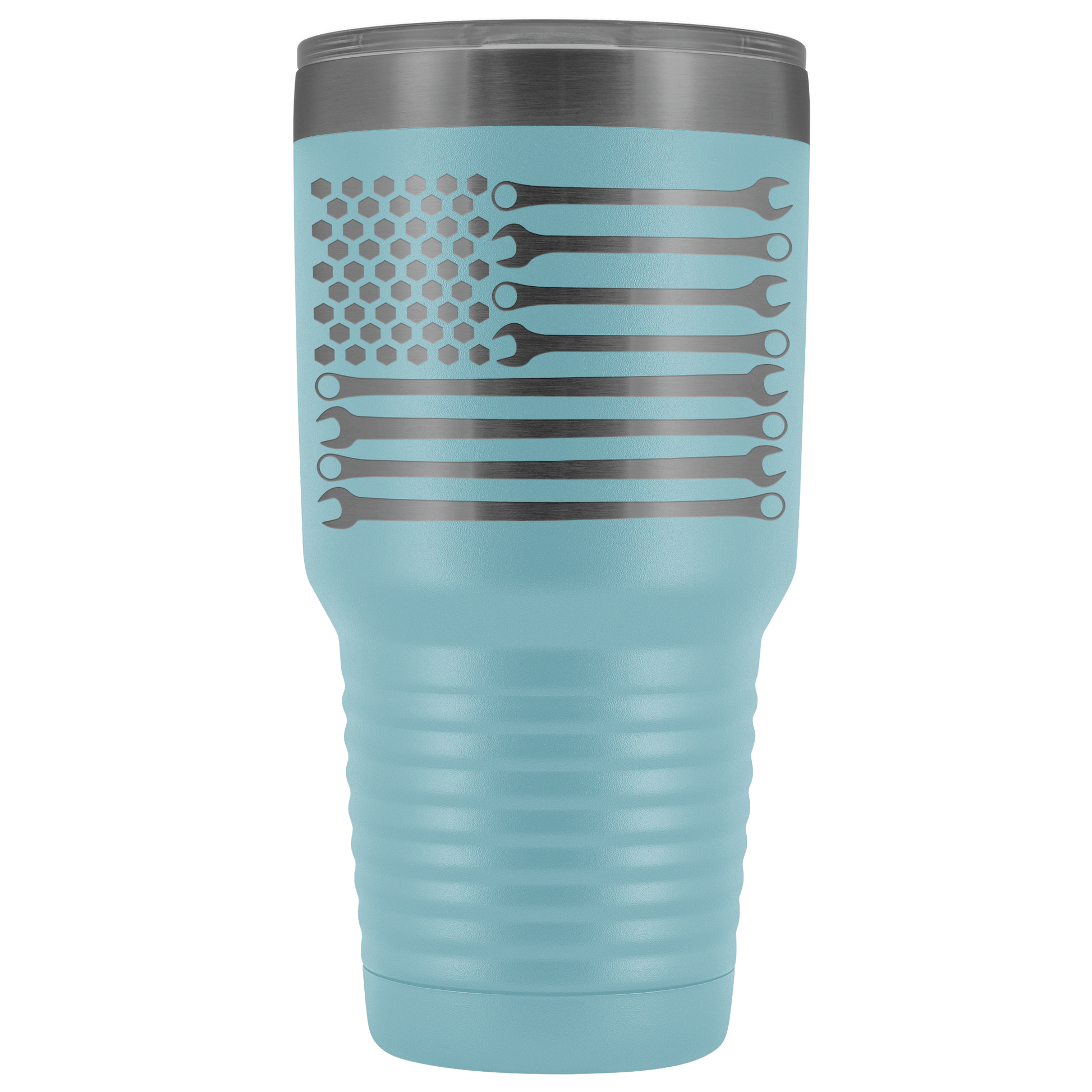 Mechanic Wrench American Flag