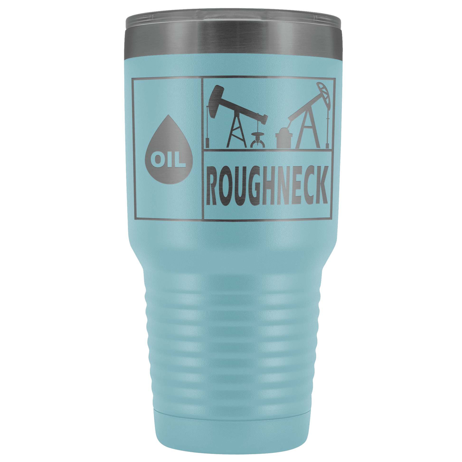 Texas Roughneck Oil Rig Tumbler
