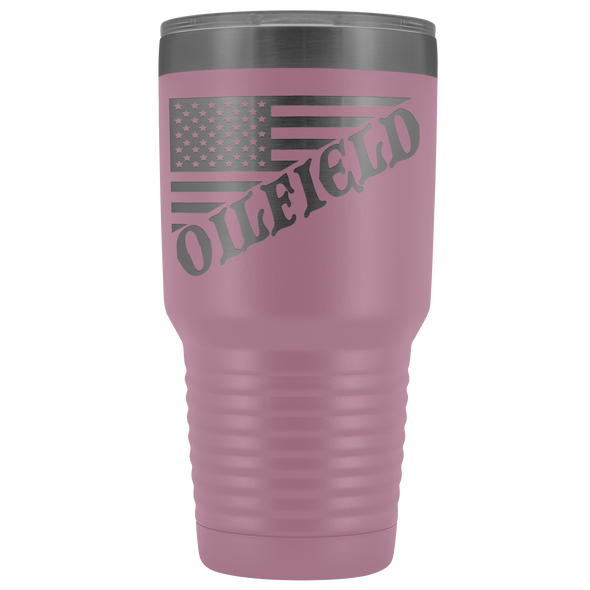 American Oilfield Diagonal Flag  30 oz Tumbler