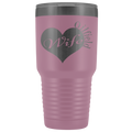 Oilfield Wife Heart - Tumbler 30oz