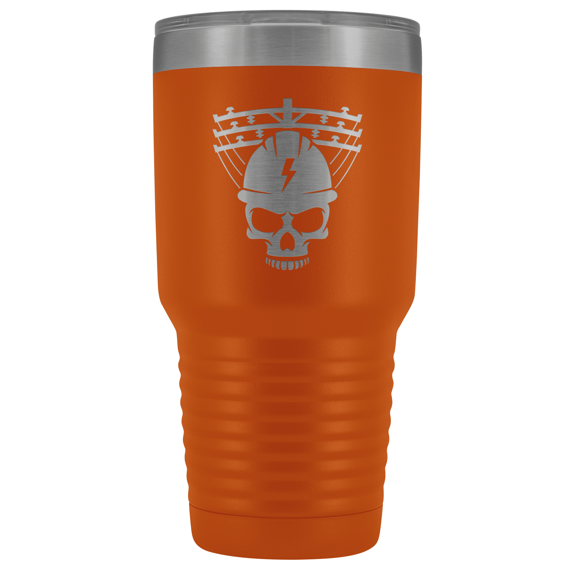 Lineman Skull 30 oz Tumbler
