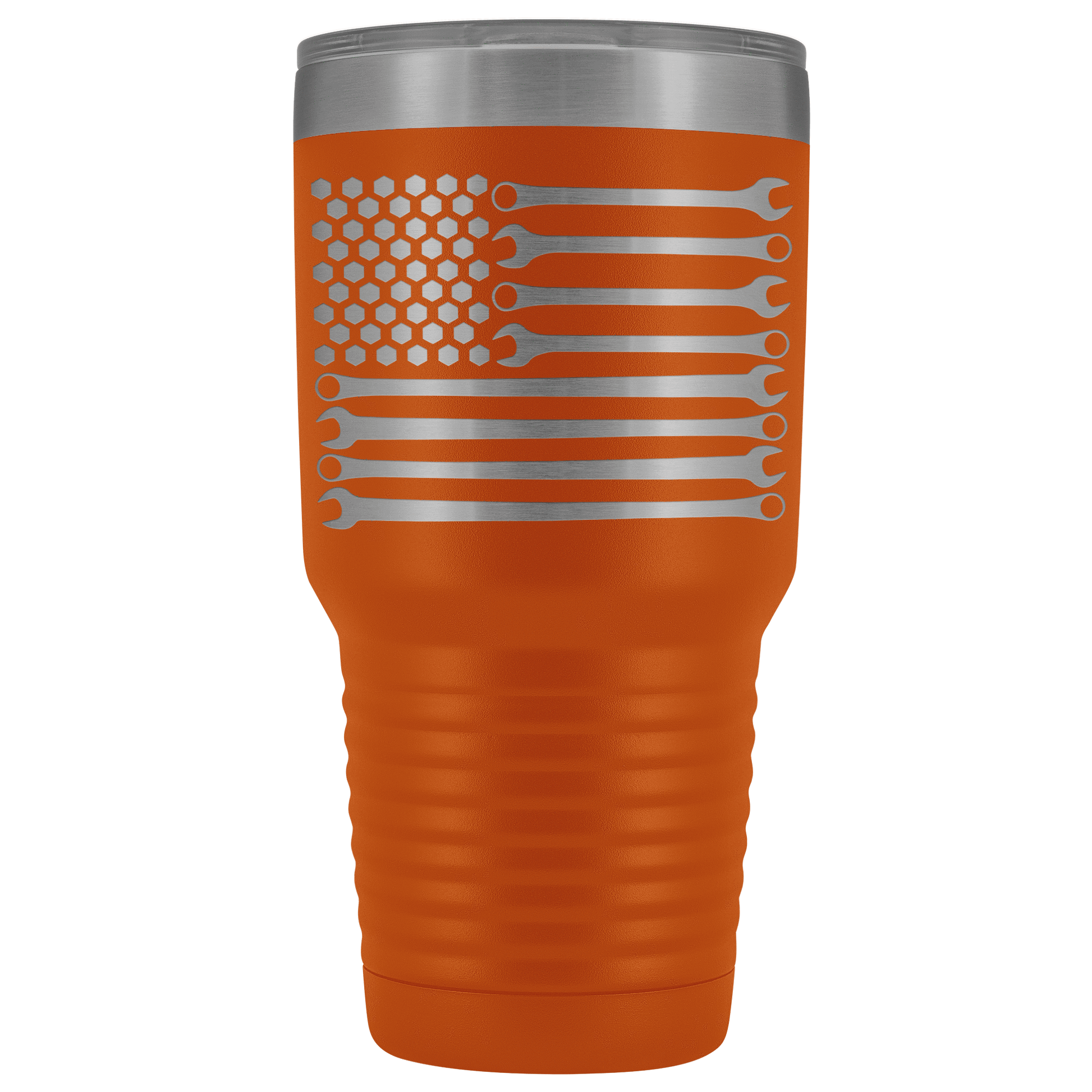 Mechanic Wrench American Flag