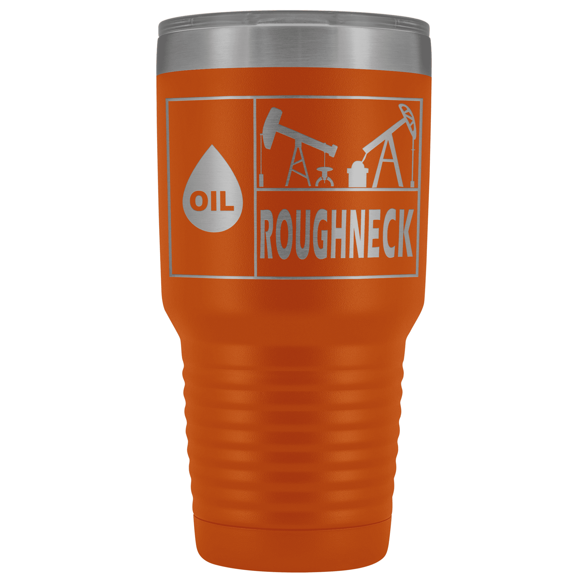 Texas Roughneck Oil Rig Tumbler