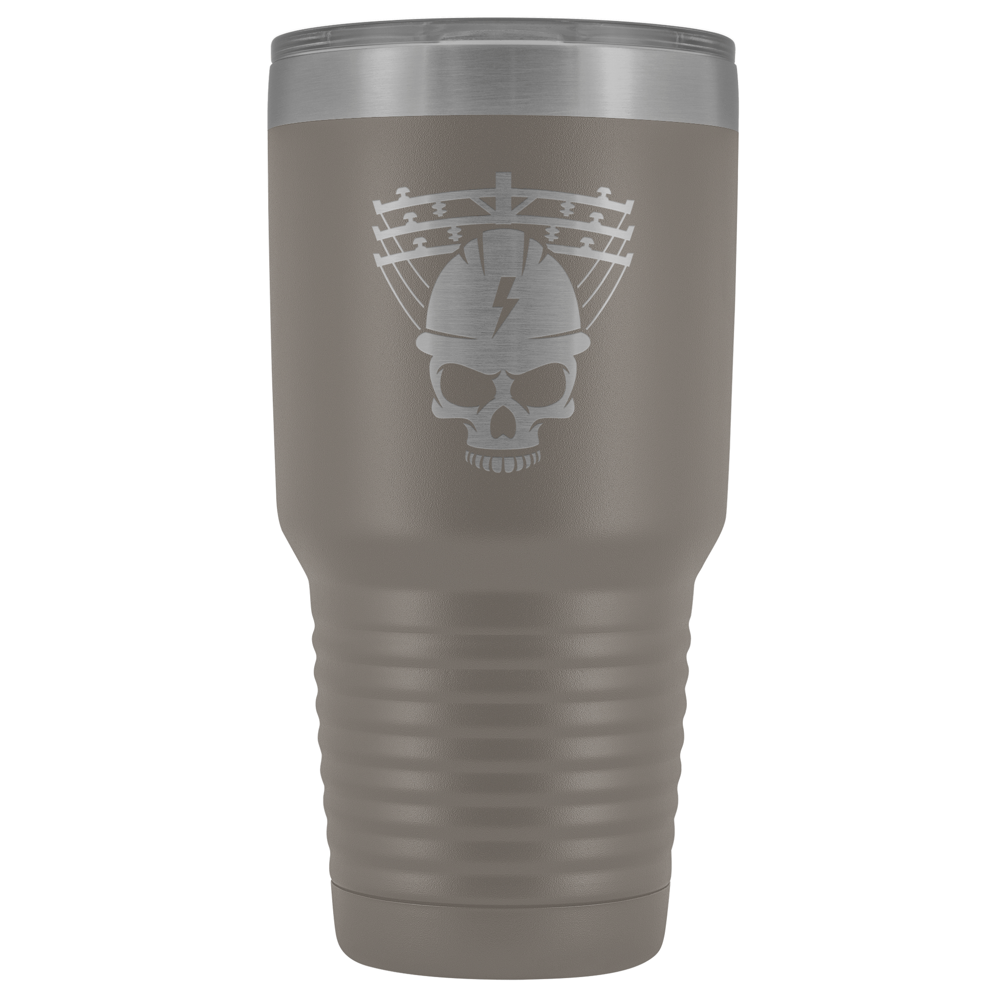 Lineman Skull 30 oz Tumbler