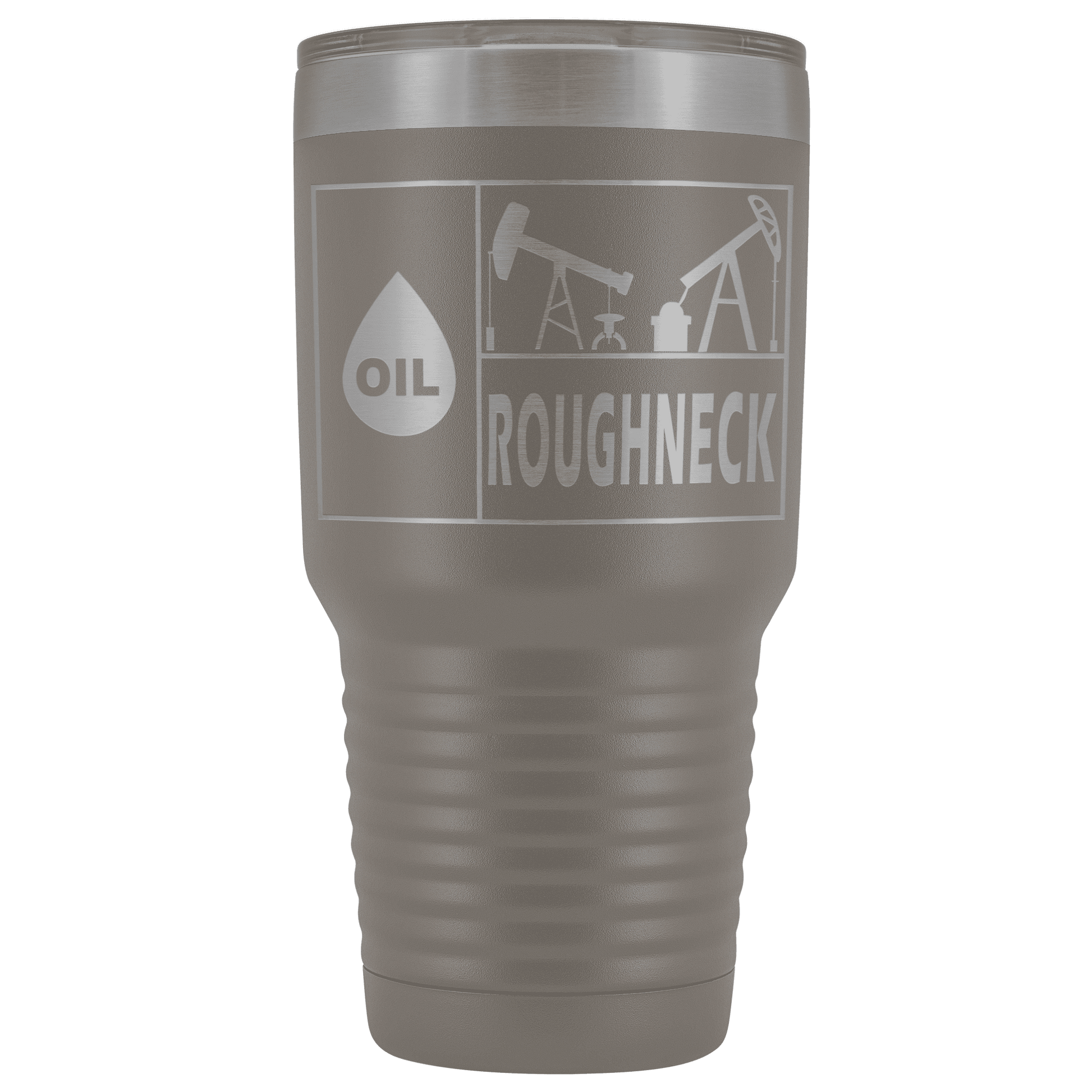 Texas Roughneck Oil Rig Tumbler