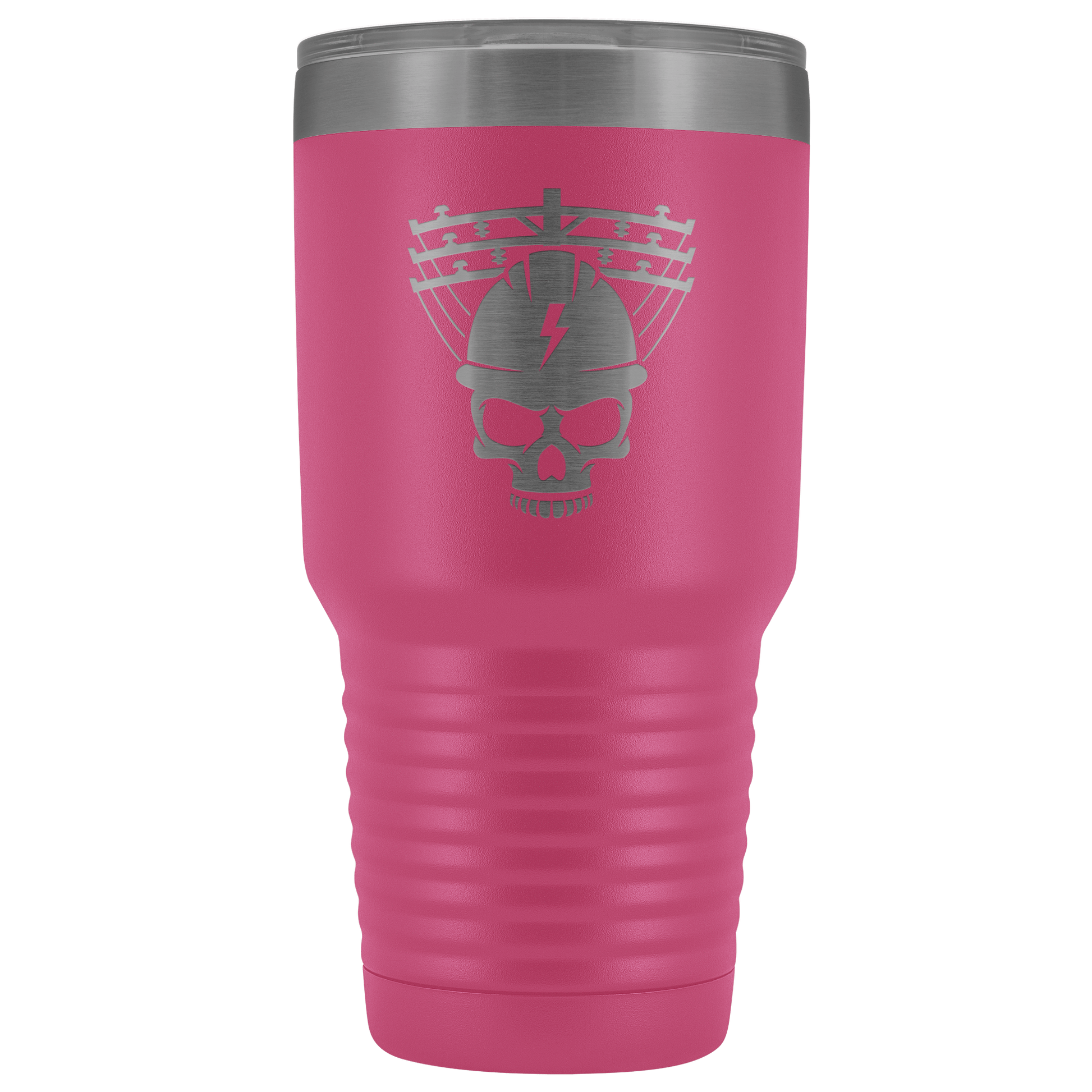 Lineman Skull 30 oz Tumbler
