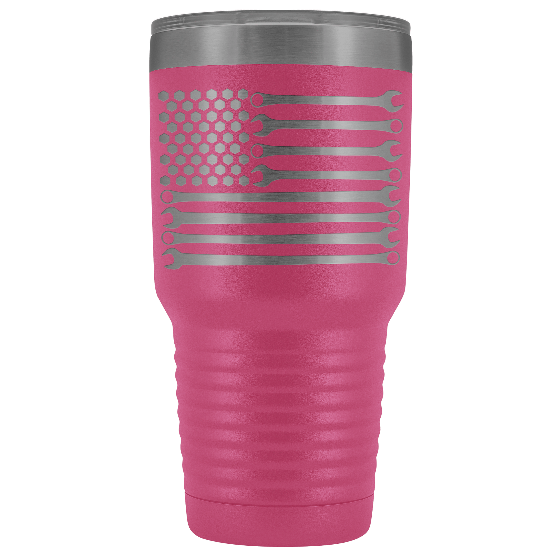 Mechanic Wrench American Flag