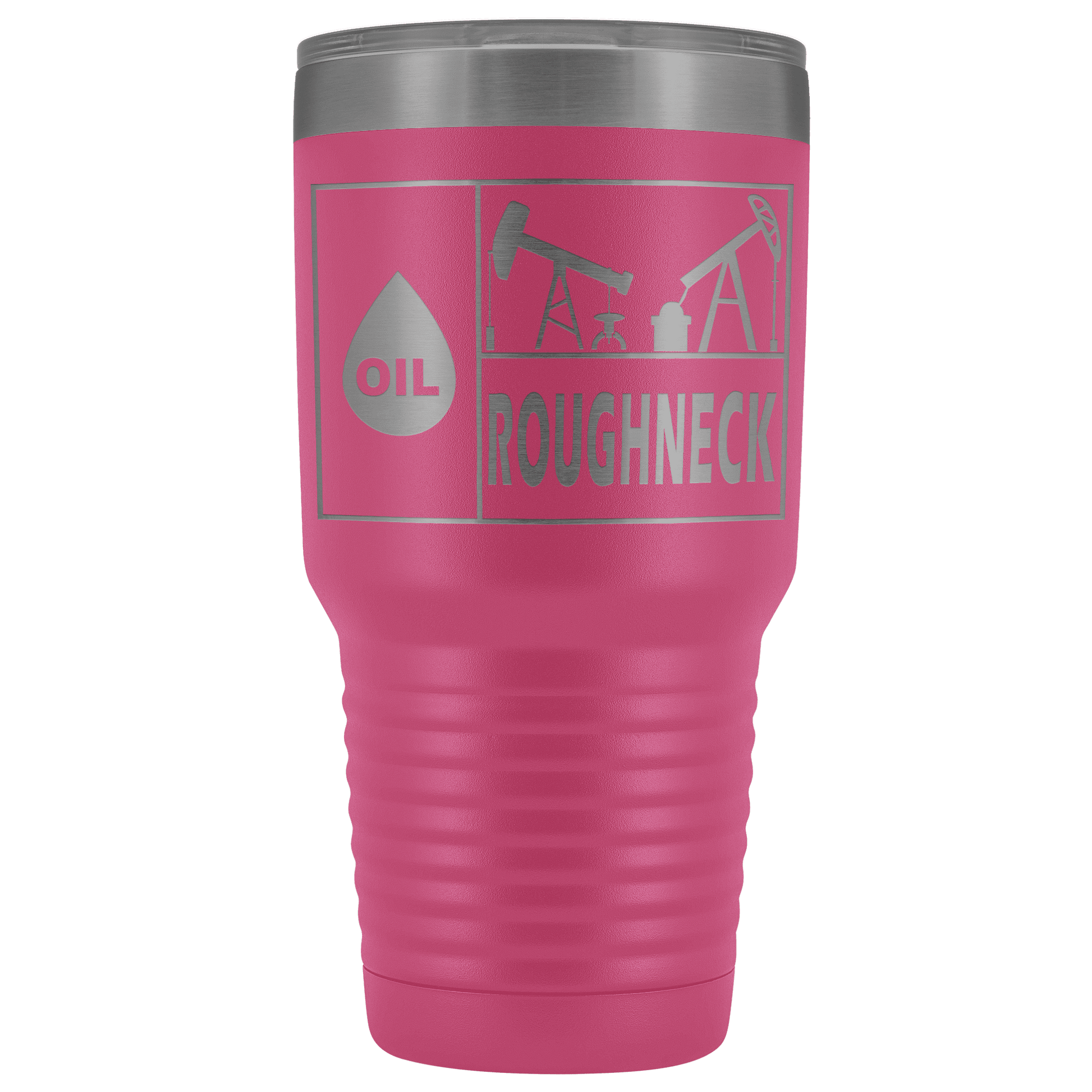 Texas Roughneck Oil Rig Tumbler