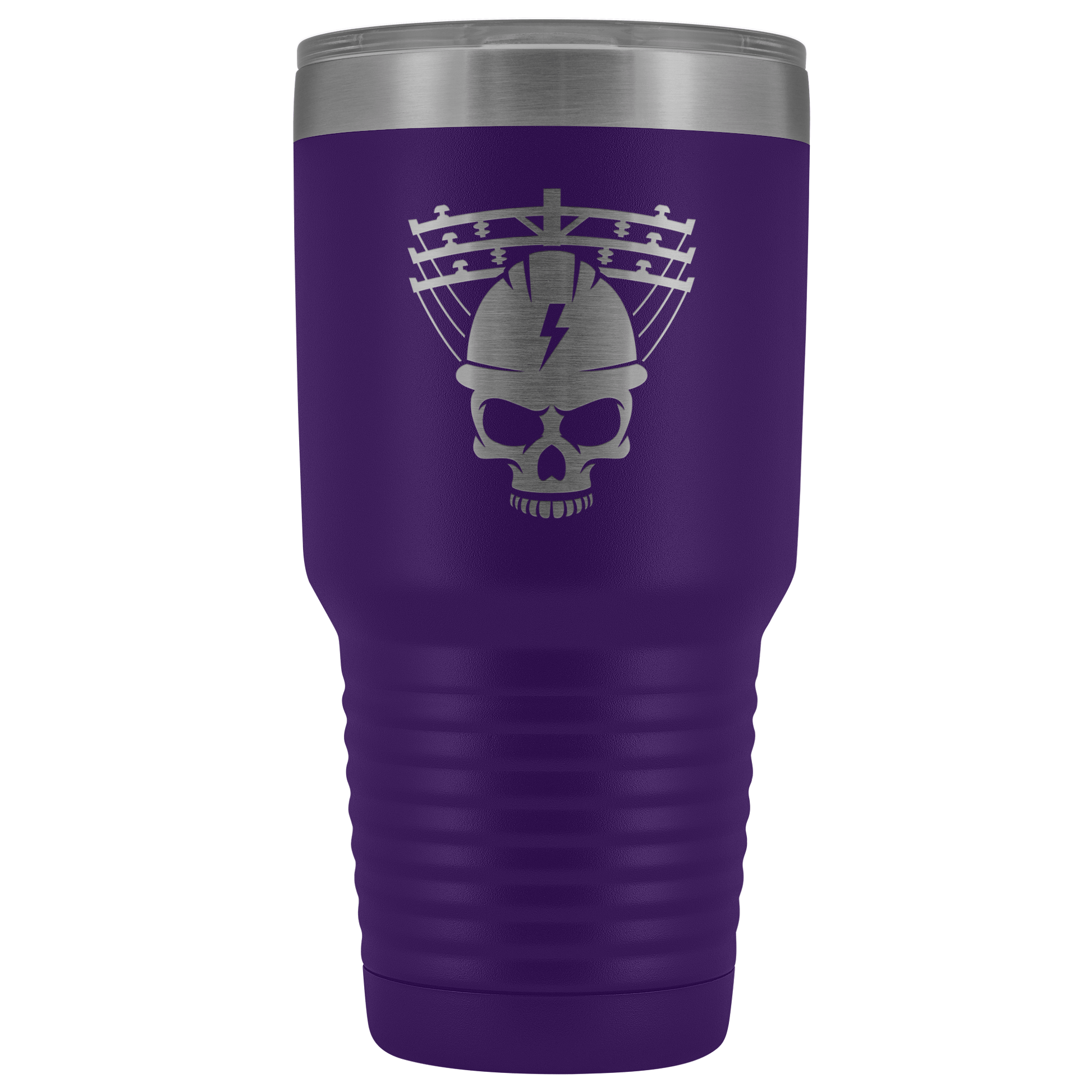 Lineman Skull 30 oz Tumbler