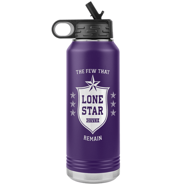 Lone Star Diver 32oz Water Bottle