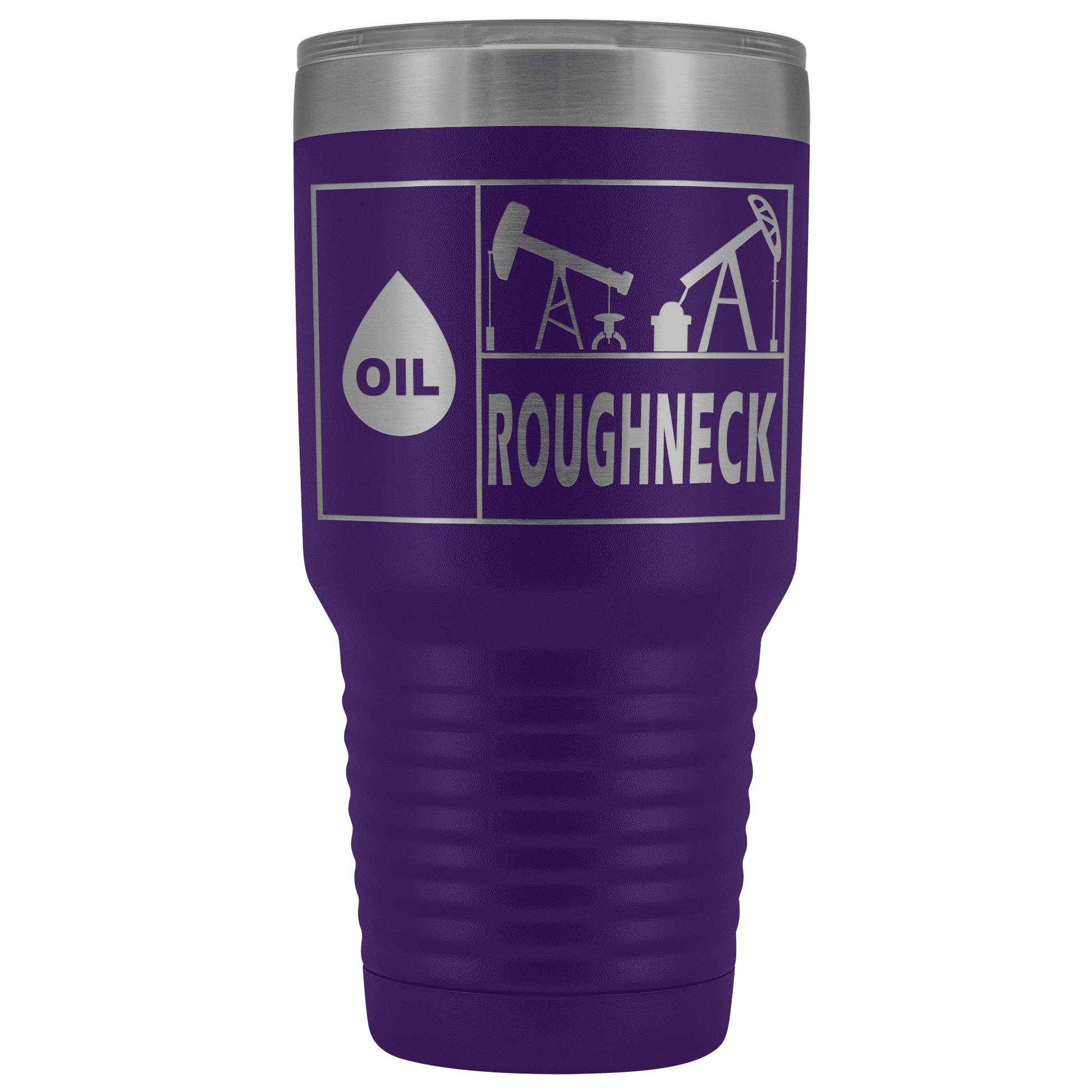 Texas Roughneck Oil Rig Tumbler