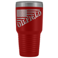 American Oilfield Diagonal Flag  30 oz Tumbler