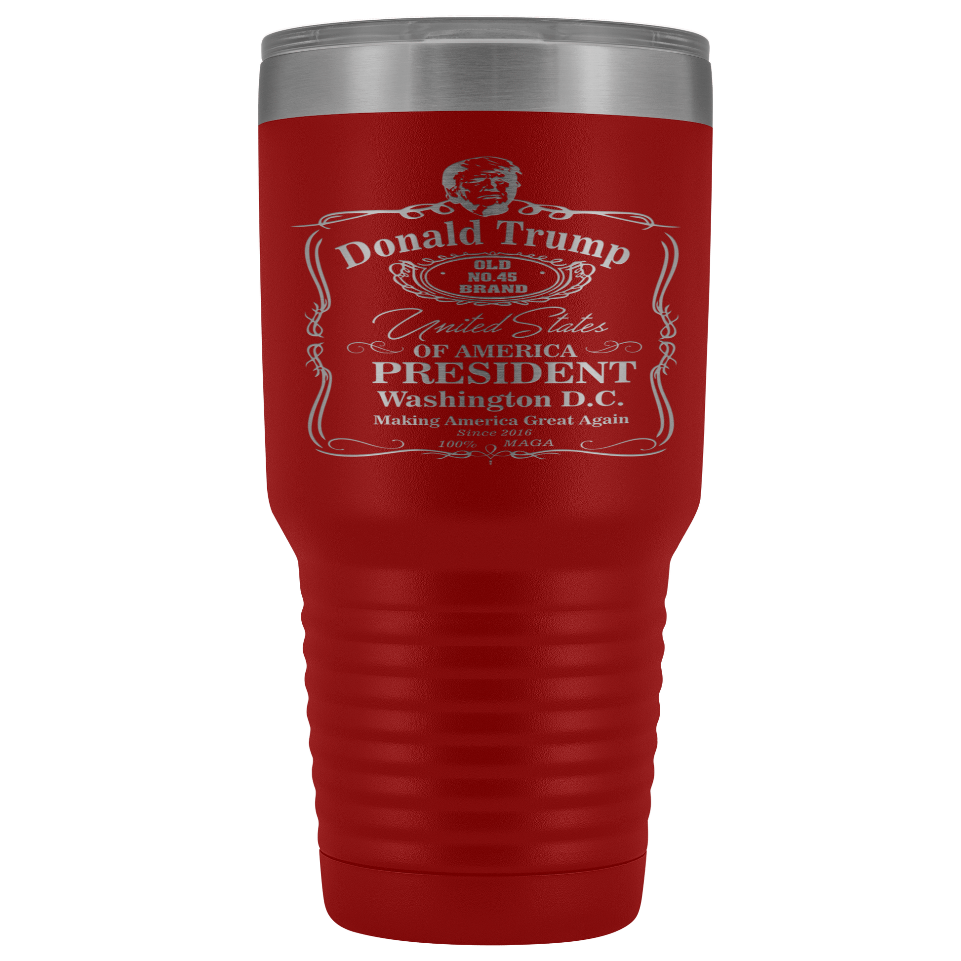 Donald Trump Whiskey Label 30 oz Tumbler