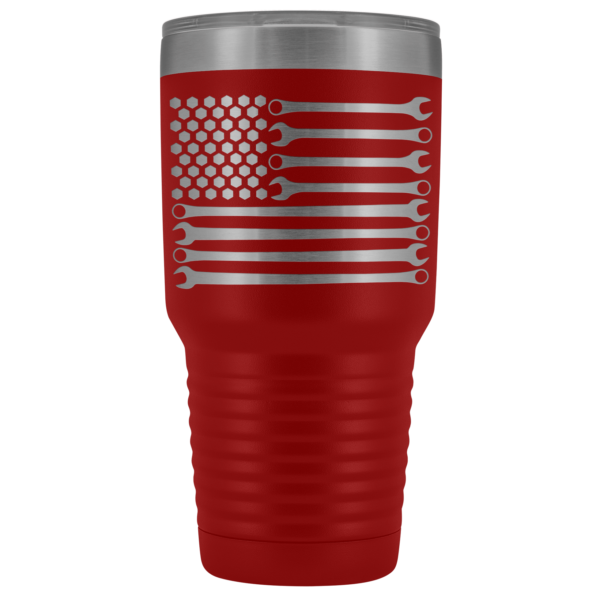 Mechanic Wrench American Flag