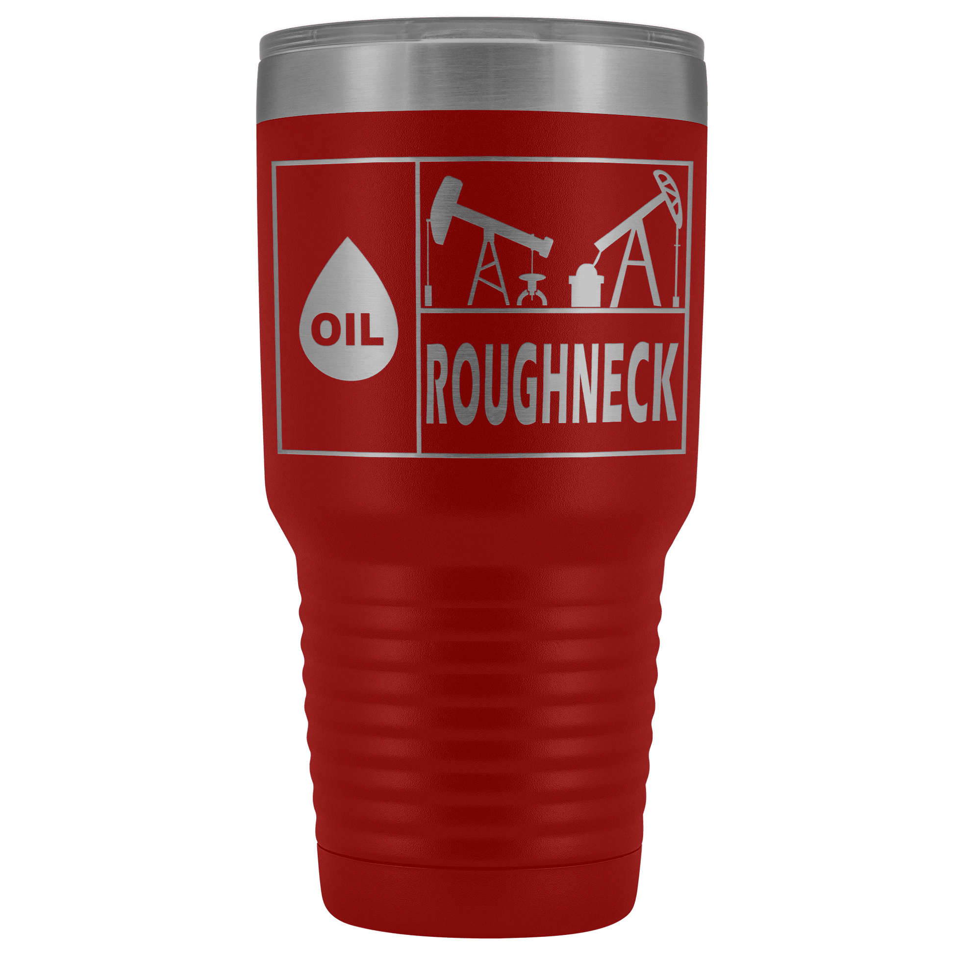 Texas Roughneck Oil Rig Tumbler