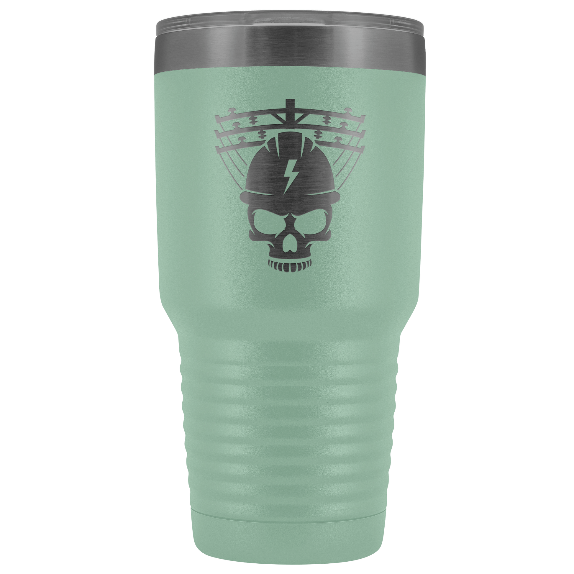 Lineman Skull 30 oz Tumbler