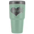 Oilfield Wife Heart - Tumbler 30oz
