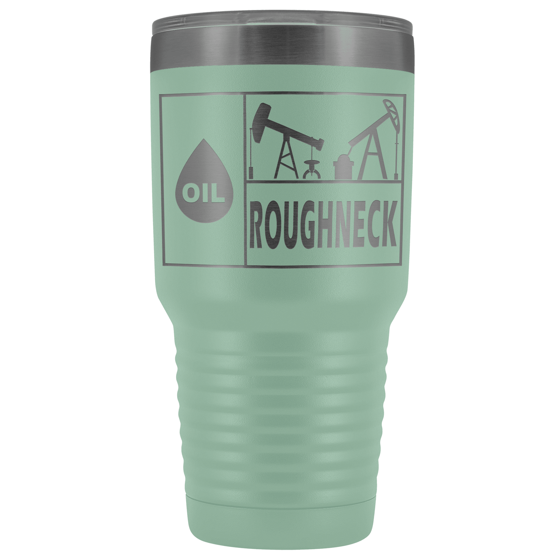 Texas Roughneck Oil Rig Tumbler
