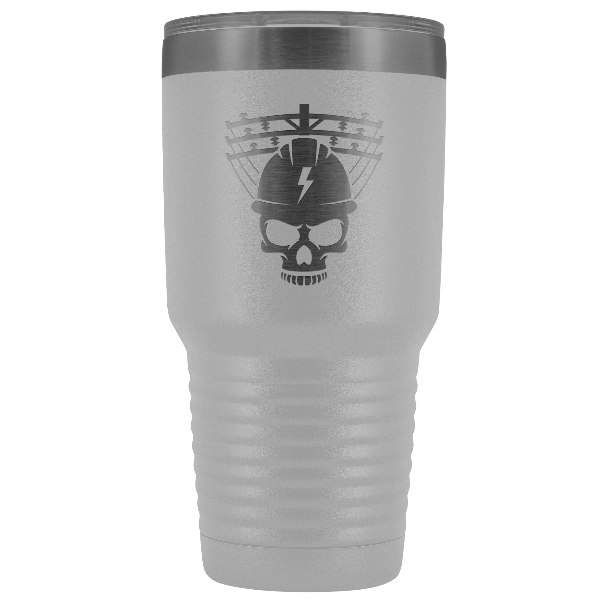 Lineman Skull 30 oz Tumbler