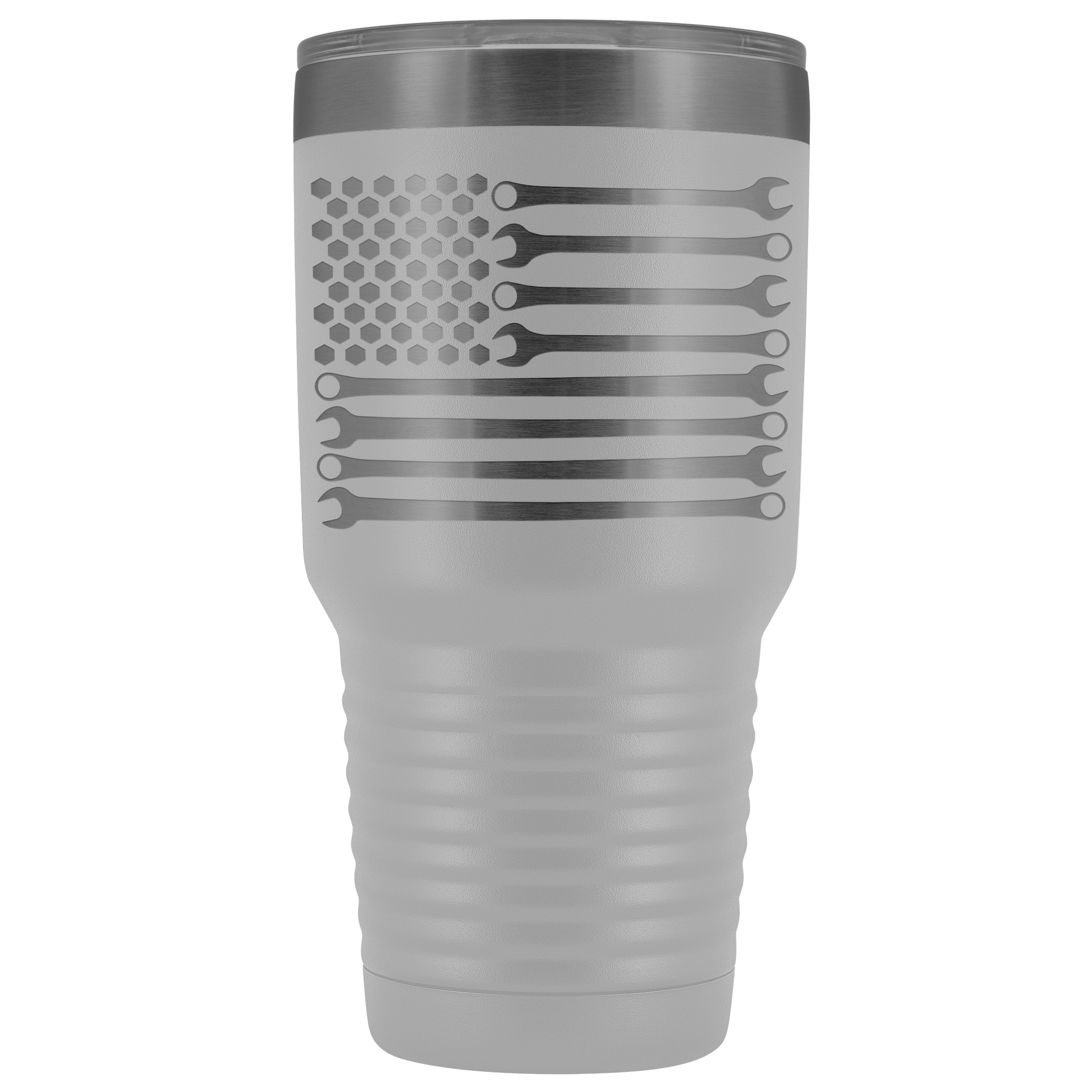 Mechanic Wrench American Flag