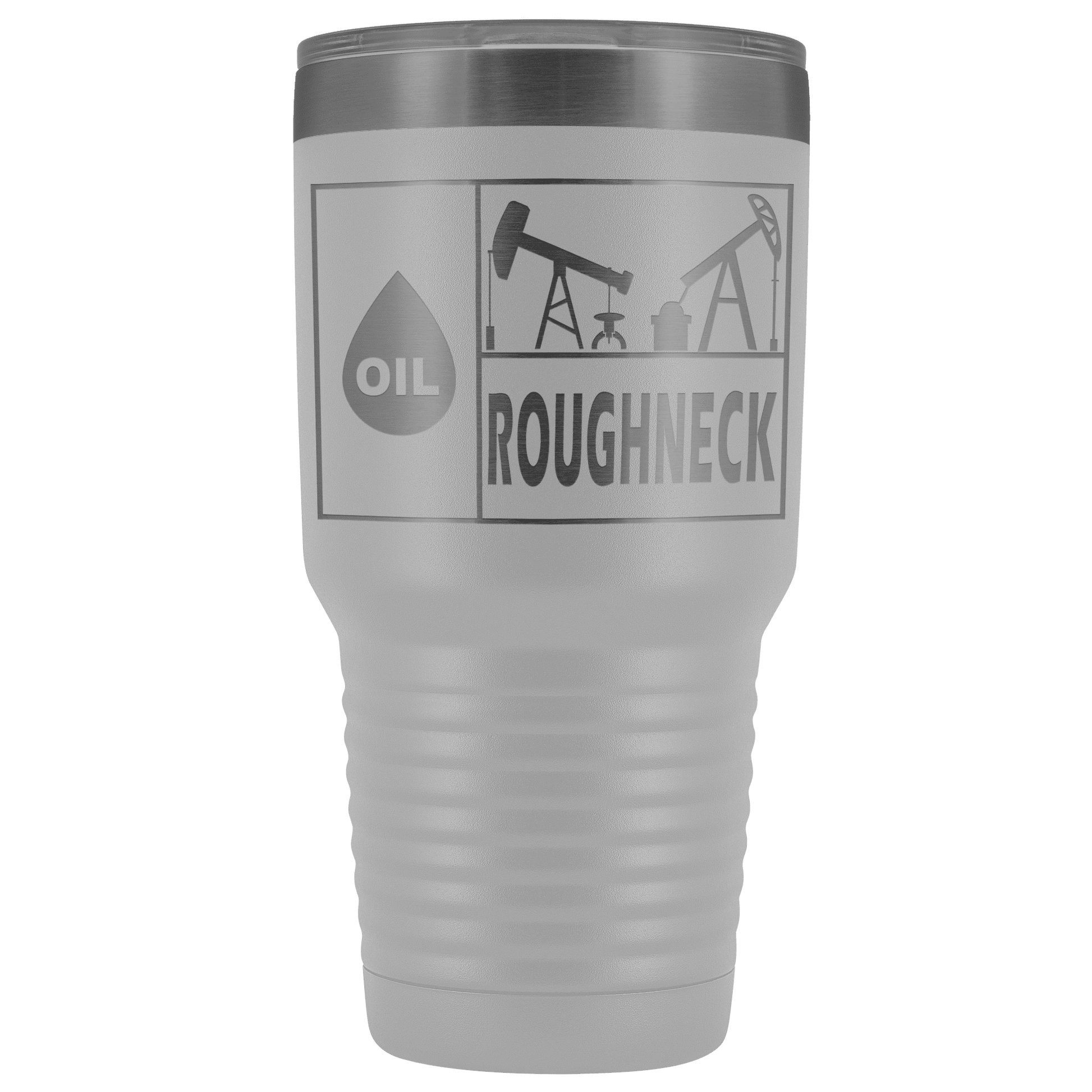 Texas Roughneck Oil Rig Tumbler
