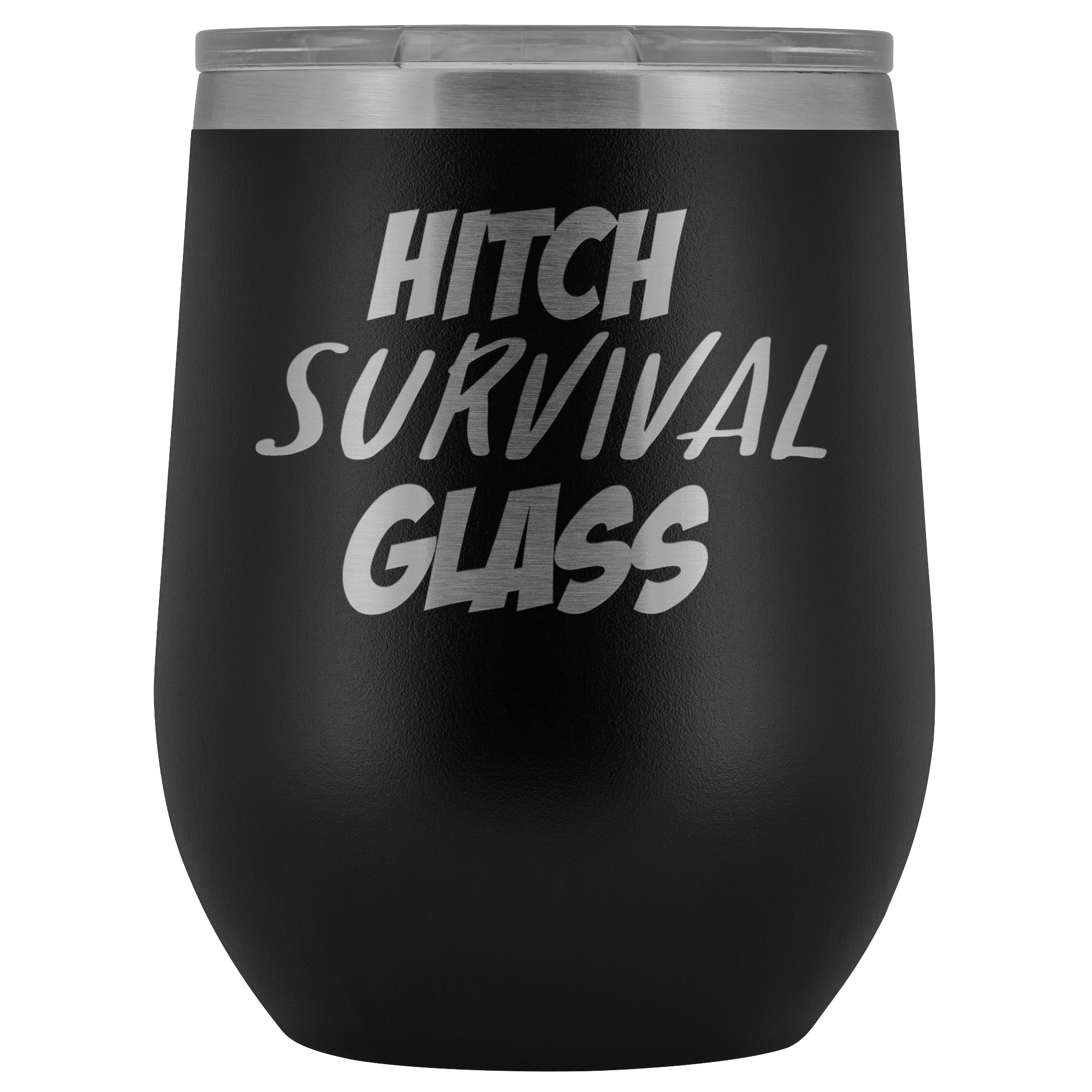 Hitch Survival Glass Wine Tumbler
