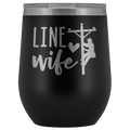 Line Wife Wine Tumbler