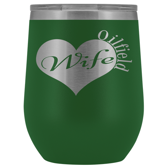 Oilfield Wife Wine Tumbler