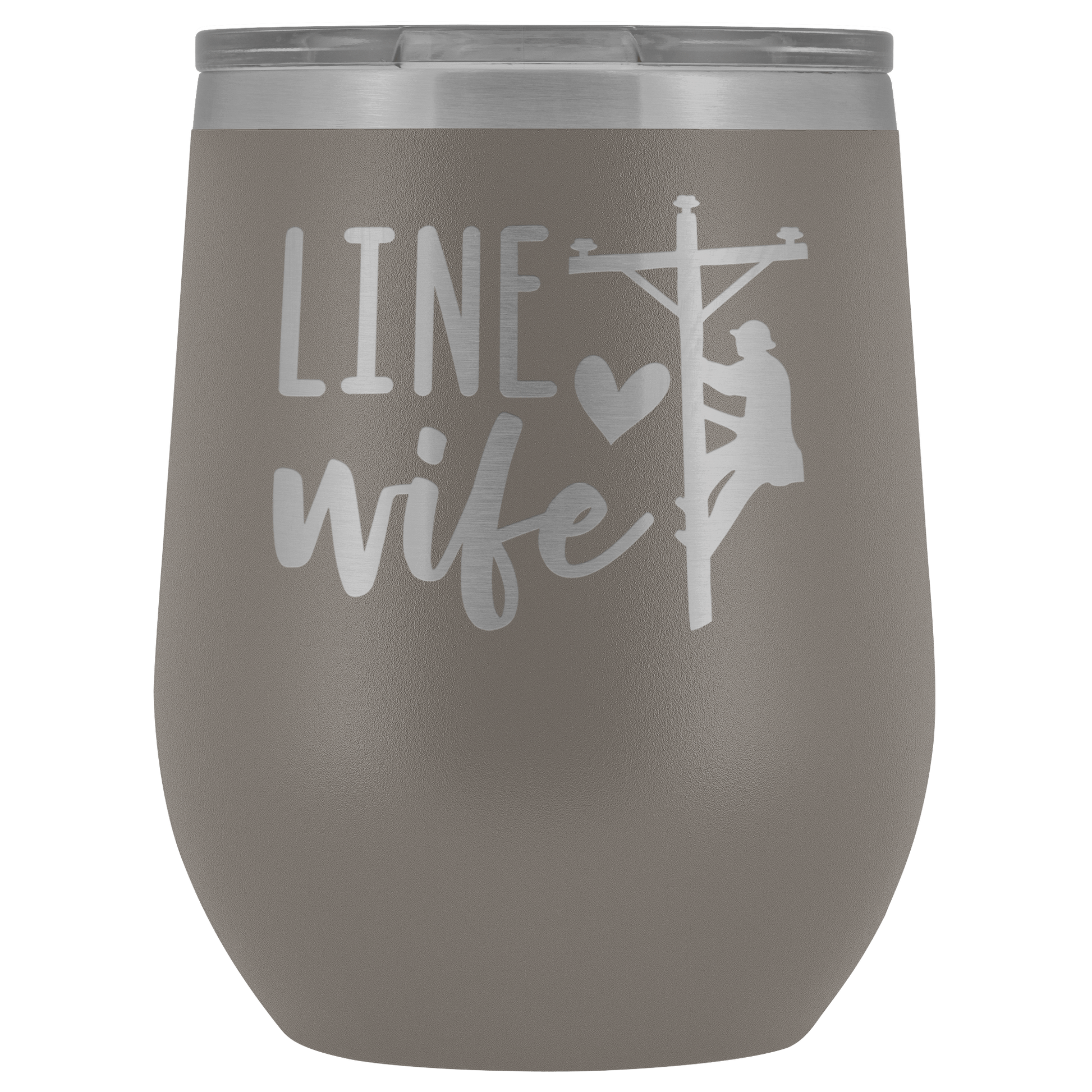 Line Wife Wine Tumbler