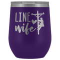Line Wife Wine Tumbler