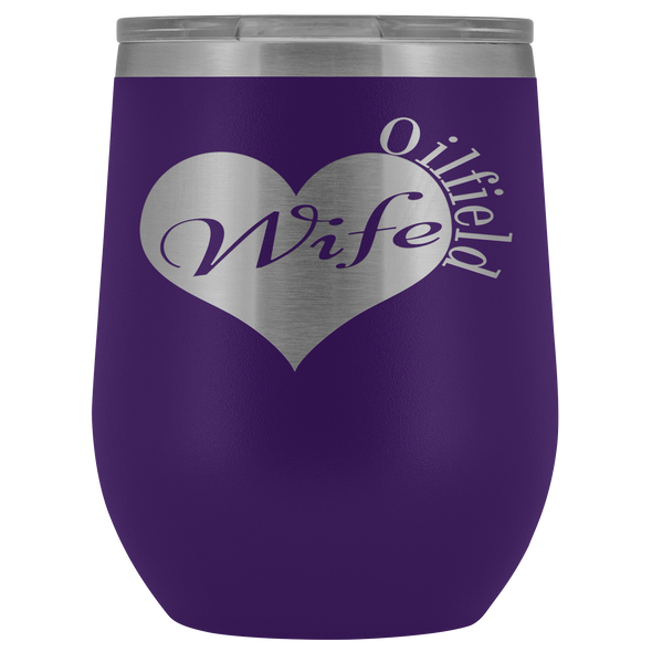 Oilfield Wife Wine Tumbler